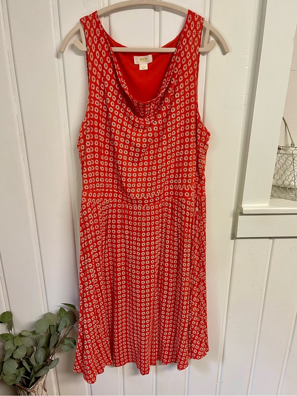 Anthropologie Maeve Brianne Cowl Neck Dress